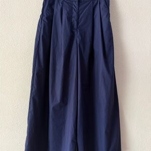 Pinch Navy Blue wide leg Pants size large summer chic high waist trousers